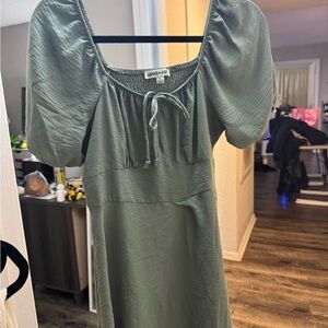 Sage Green Midi Dress